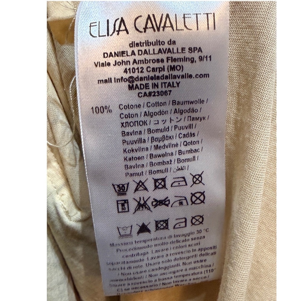 Elisa Cavaletti Daniela Dallavalle Beige Lagenlook Zip Long Sleeve Top Italy - Picture 9 of 11